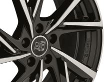 Alu disk MSW ALL SEASON MSW 80-5 7x17, 5x114,3, 64.06, ET45 GLOSS BLACK FULL POLISHED (6)