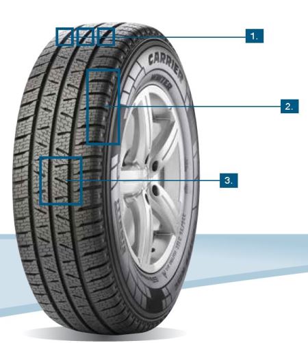 Zimní pneumatika Pirelli CARRIER WINTER 195/75R16 110R