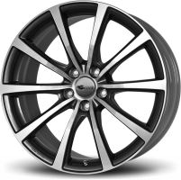 Alu disk Brock B32 7.5x18, 5x114,3, 72.6, ET45 Himalaya Grey Voll-Poliert (HGVP)