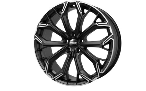 Alu disk CMS C37 8.5x20, 5x112, 66.5, ET43,1 Part Diamond Matt Black