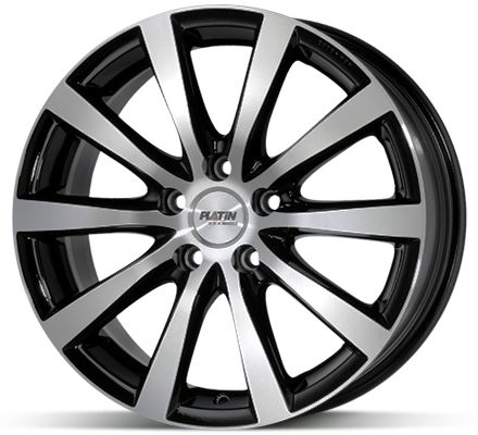 Alu disk Platin P69 Black 7,5x17 5x120 ET55 černý leštěný