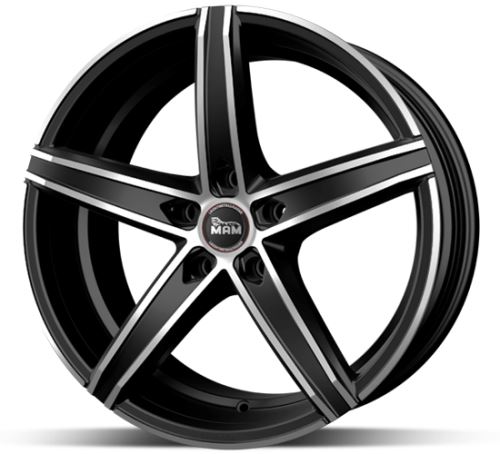 Alu disk MAM OX-18 BFP 8,5x19 5x114 ET45 černý leštěný