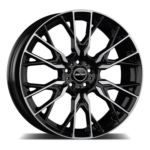 Alu disk GMP Fender 10x22, 5x120, 63.4, ET35 Black Diamond