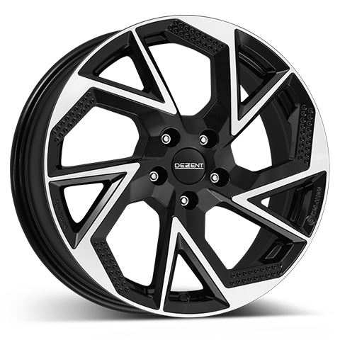 Alu disk DEZENT AP dark 7x17, 5x112, 57.1, ET41 Black/polished