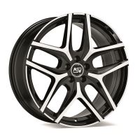 Alu disk MSW URBAN CROSS MSW 40 11x20, 5x120, 74.1, ET35 GLOSS BLACK FULL POLISHED