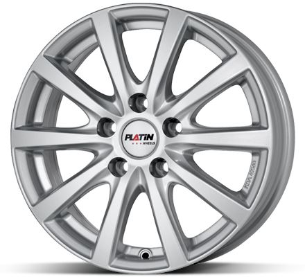 Alu disk Platin P69 Silver 7,5x17 5x108 ET48 stříbrný