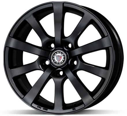 Alu disk Platin P58 Full Black 7x17 5x108 ET42 černý matný