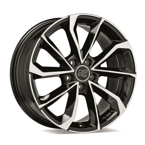 Alu disk MSW URBAN CROSS MSW 42 8x18, 5x114,3, 73, ET45 GLOSS BLACK FULL POLISHED