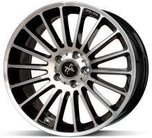 Alu disk Keskin KT15 BFP 7x17 5x112 ET48 černý leštěný