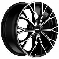 Alu disk MAK ASPHALT 7.5x18, 5x110, 65.1, ET38 BLACK MIRROR