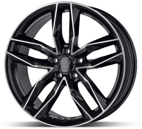 Alu disk 2DRV WH40 SP 8x19 5x112 ET40 černý leštěný