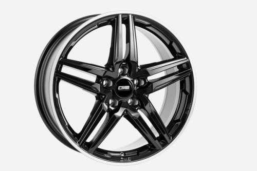 Alu disk CMS C29 8x18, 5x112, 57.1, ET45 Diamond Rim Black Gloss