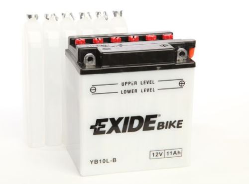 EXIDE Motobaterie Conventional 12V 11Ah 130A, 135x90x145mm, nabité, antisulf., náplň v balení