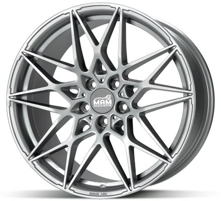 Alu disk MAM B2 Silver 8,5x20 5x120 ET35 stříbrný