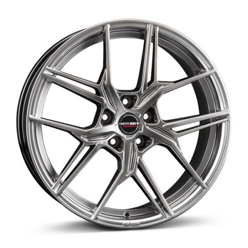 Alu disk Borbet QX 8.5x20, 5x114,3, 72.5, ET45 hyper black silver