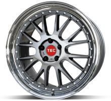 Alu disk TEC GT EVO Titan 8,5x19 5x120 ET30 titanový lesklý leštěný