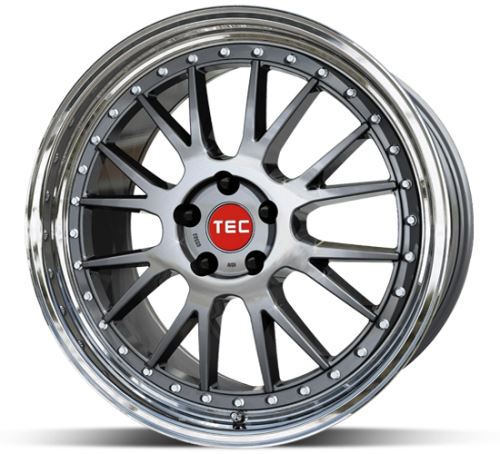 Alu disk TEC GT EVO Titan 8x18 5x100 ET40 titanový lesklý leštěný