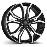 Alu disk DEZENT TV dark 8x18, 5x112, 66.6, ET38 Black/polished