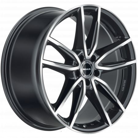 Alu disk MAK EVO 8x19, 5x112, 66.6, ET40 BLACK MIRROR
