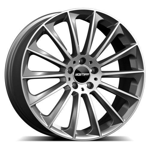Alu disk GMP Stellar 8x18, 5x112, 66.6, ET38 Anthracite Diamond
