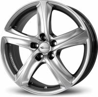 Alu disk BROCK B25 7.5x17, 5x100, 63.4, ET38 Chromsilber (CSS)