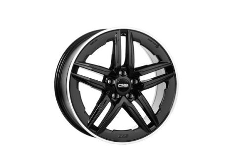 Alu disk CMS C29-AERO 8.5x18, 5x112, 57.1, ET56 Diamond Rim Black Gloss