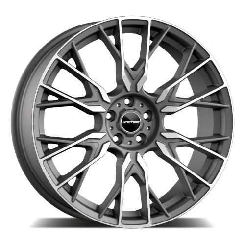 Alu disk GMP Fender 9x22, 5x120, 63.4, ET25 Matt Anthracite Diamond