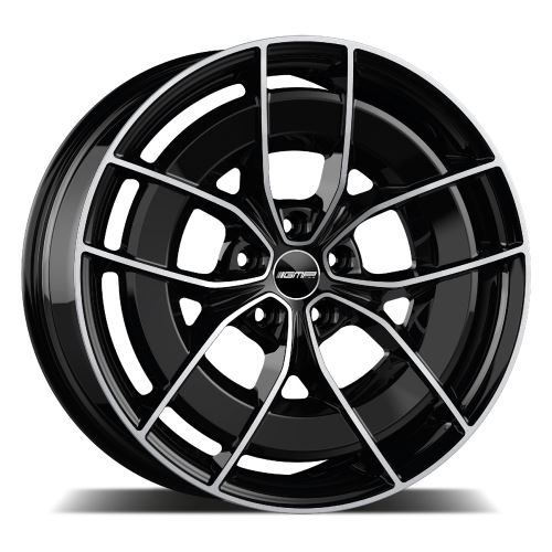 Alu disk GMP Energia 8.5x21, 5x120, 64.1, ET38 Black Diamond