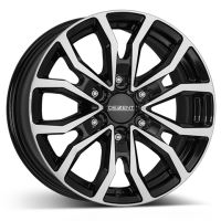 Alu disk DEZENT KC dark 6.5x17, 6x120, 74.6, ET50 Black/polished