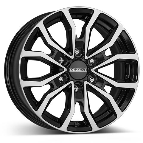 Alu disk DEZENT KC dark 6.5x17, 6x130, 84.1, ET54 Black/polished
