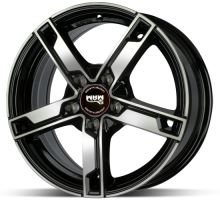 Alu disk MAM W4 Black 7x17 5x112 ET48 černý leštěný