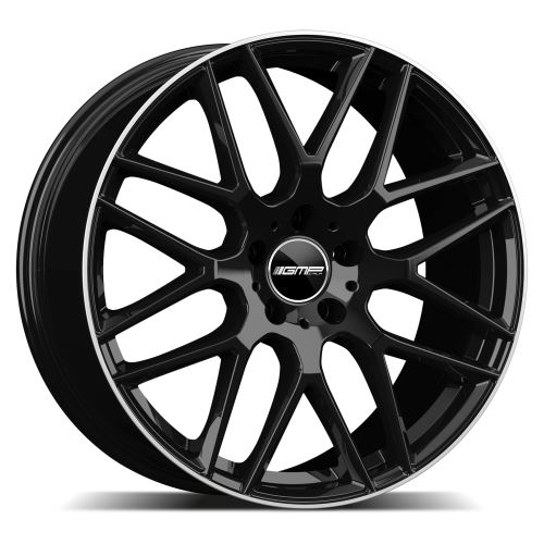 Alu disk GMP Berghem 9x19, 5x112, 66.6, ET35 Black Diamond Lip