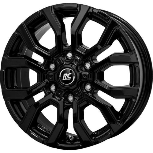 Alu disk Brock RC35 6.5x16, 6x139,7, 93.1, ET55 Schwarz Glanz (SG)