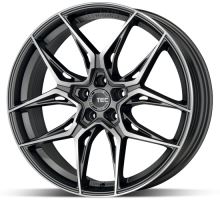 Alu disk TEC GT 9 GunMetal 9,5x20 5x112 ET35 gunmetal matný leštěný