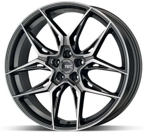 Alu disk TEC GT 9 GunMetal 8,5x20 5x112 ET45 gunmetal matný leštěný