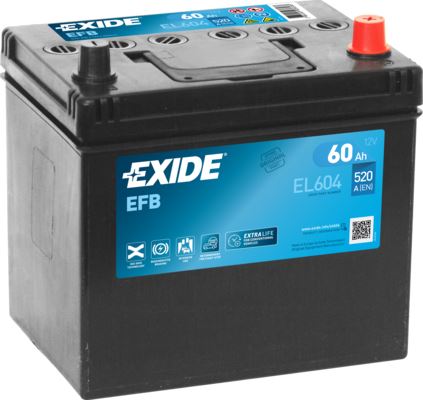 EXIDE Autobaterie Start-Stop EFB 12V 60Ah 520A, 230x173x222mm