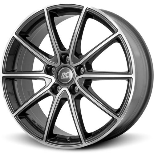Alu disk Brock RC32 7.5x18, 5x112, 57.1, ET45 Himalaya Grey Voll-Poliert (HGVP)