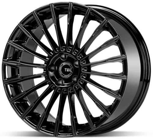 Alu disk TEC GT 5 FullBlack 8x19 5x108 ET45 černý lesklý