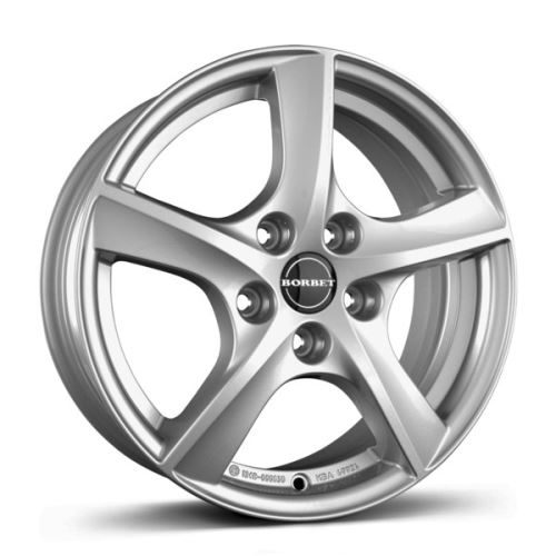 Alu disk Borbet TL 5.5x15, 5x112, 66.6, ET46 brilliant silver