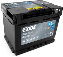 Autobaterie PREMIUM 12V 60Ah 600A, 242x175x190mm, LEVÁ