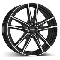 Alu disk DEZENT KF dark 7x18, 5x114,3, 60.1, ET50 Black/polished