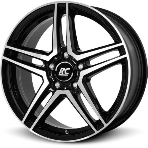 Alu disk Brock RCD17 6.5x16, 5x112, 66.6, ET44 Schwarz Glanz Voll-Poliert (SGVP)