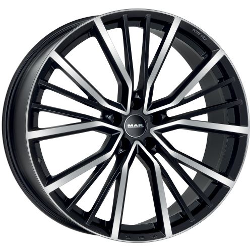 Alu disk MAK UNION 8.5x21, 5x112, 57.1, ET43 BLACK MIRROR