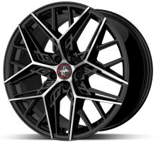 Alu disk Keskin KT25 BFP 8,5x19 5x108 ET40 černý leštěný