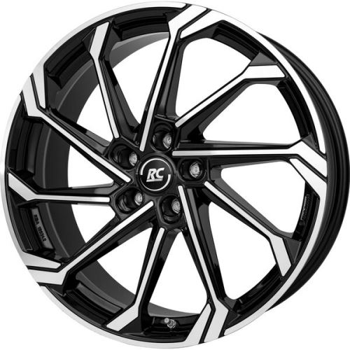 Alu disk Brock RC36 7.5x20, 5x114,3, 66.6, ET45 Schwarz Glanz Voll-Poliert (SGVP)
