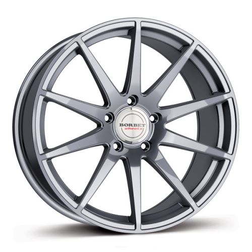 Alu disk Borbet GTX 8x19, 5x112, 66.5, ET50 titan glossy