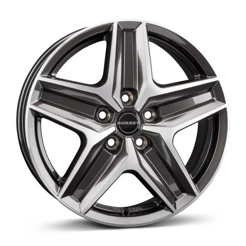 Alu disk Borbet CWZ 7.5x18, 5x118, 71.1, ET53 mistral anthracite glossy polished