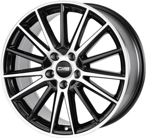Alu disk CMS C23 8x20, 5x108, 63.4, ET55,1 Diamond Black Gloss