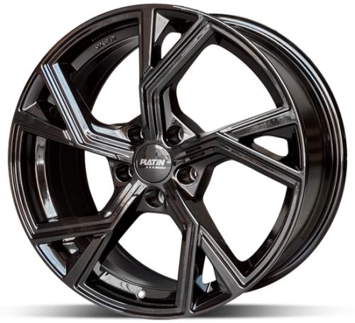 Alu disk Platin P100 FullBlack 8x18 5x112 ET35 černý lesklý