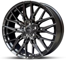 Alu disk Platin P125 FullBlack 10x20 5x130 ET39 černý lesklý